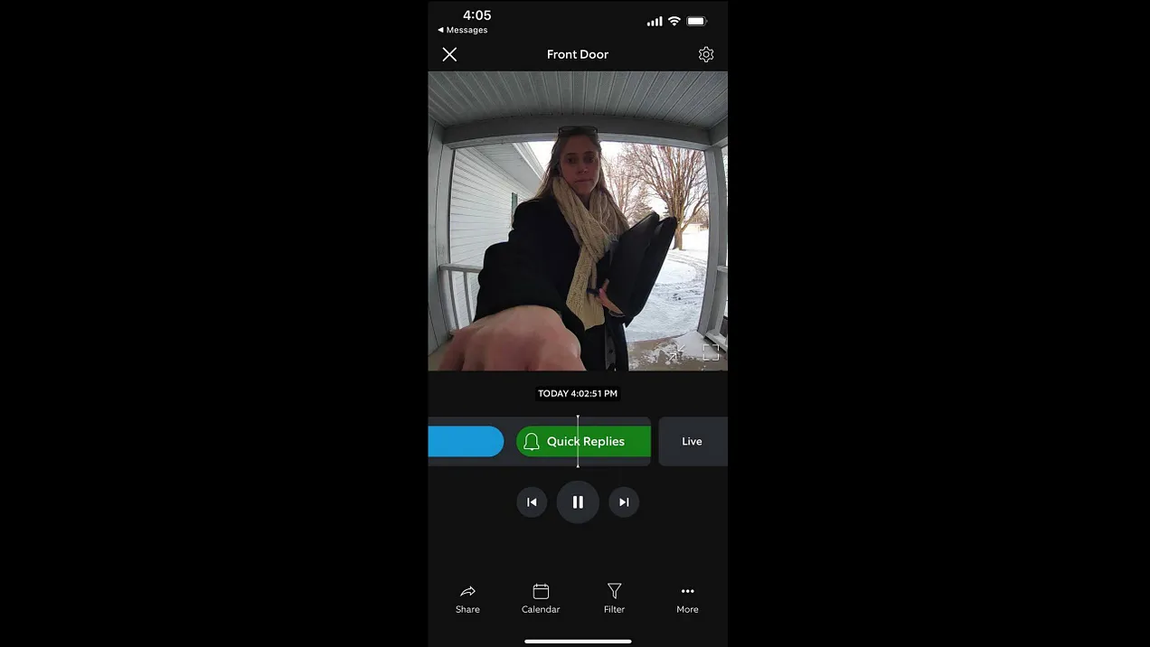 U.S. Secret Service Special Agent, Sandy Lane is seen approaching the private residence on January 19th, 2024.